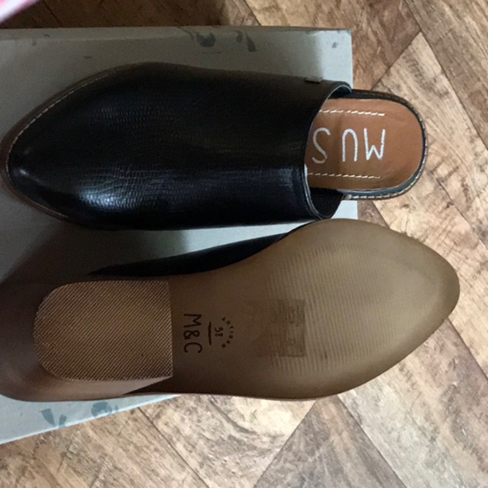 Musse & Cloud Black Women's Mules